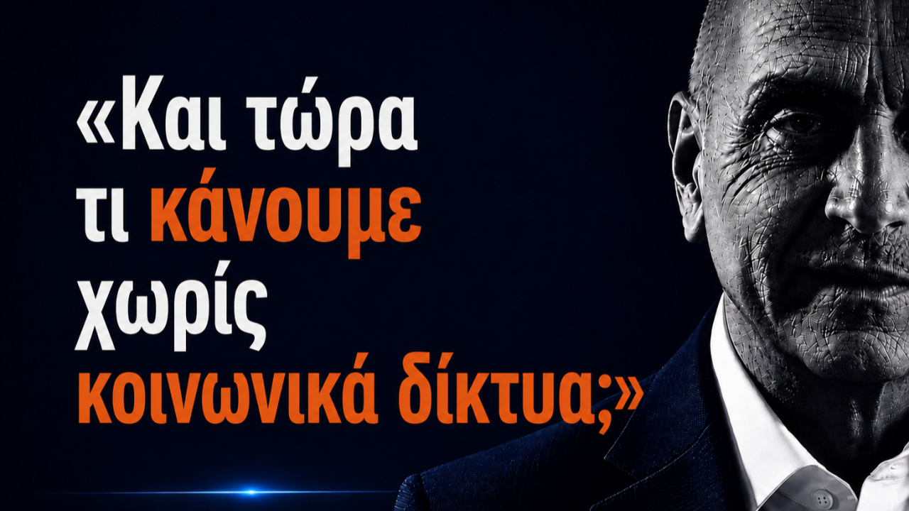 Γιώργος Βουλγαράκης, τ. υπουργός: Και τώρα τι κάνουμε χωρίς κοινωνικά δίκτυα;