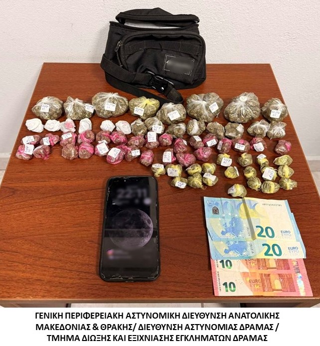 8 συλλήψεις για ναρκωτικά σε περιοχές της Ανατολικής Μακεδονίας Θράκης